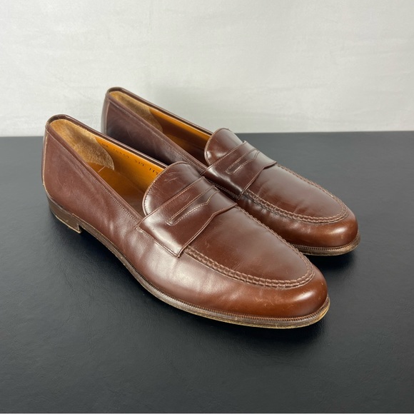 Salvatore Ferragamo Other - Salvatore Ferragamo Mens Brown Slip On Loafer Leather Sole Size 11.5 Italy